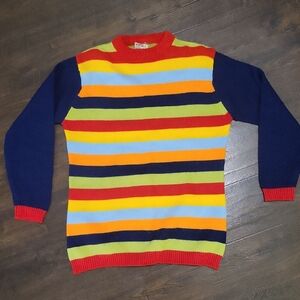 Vintage Montgomery Ward Rainbow Knit Sweater